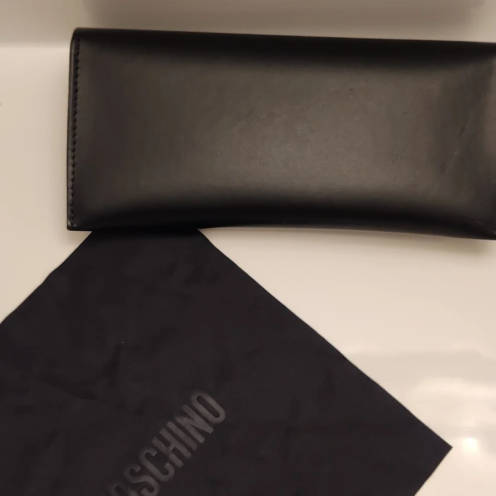 Moschino Black Men's Sunglass Case